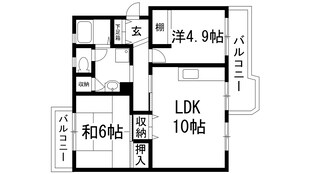 中山五月台3号棟の物件間取画像